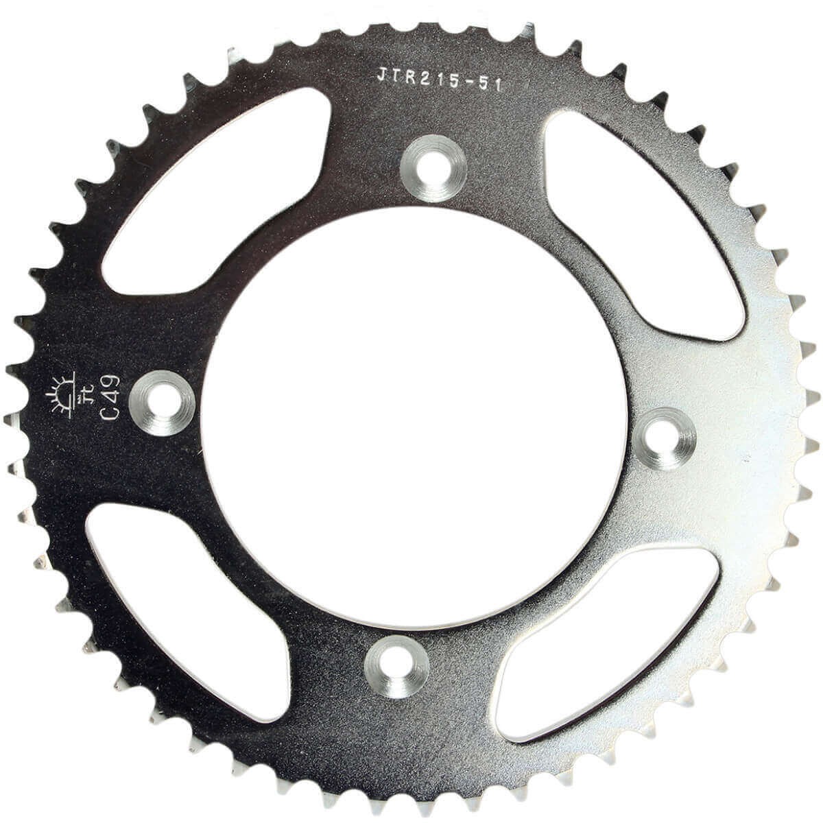 Couronne 51 dents JTR215.51 Honda CR 80 R et CR 85 R en acier
