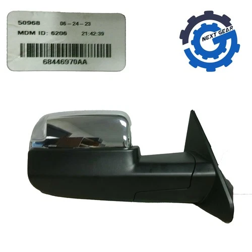 OEM Mopar Chrome Right Side Tow Mirror for 2021-2024 RAM 1500 68446970AA