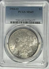 1904 O  MORGAN DOLLAR PCGS MS 65