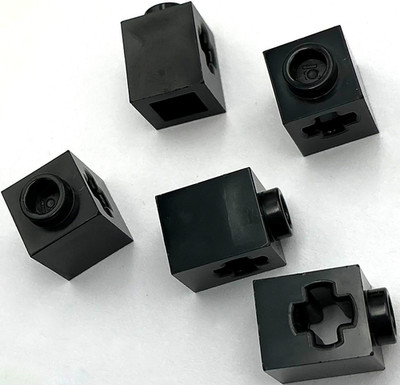 Lego 5 New Technic Bricks Building Blocks 1 x 1 with Axle Hole Parts