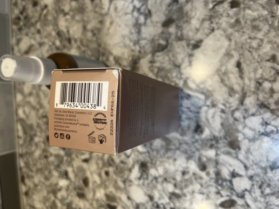 Josie Maran 摩洛哥坚果日常保湿霜 SPF 47 Sunboost ATB 2 盎司全新带盒有效期至 2025 年 8 月 — 第 2/2 张图片