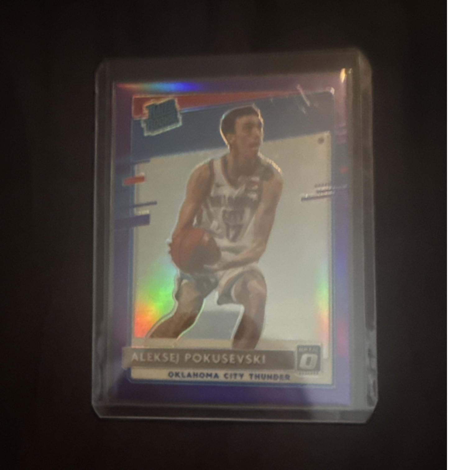 Panini 2020-21 Donruss Optic Purple Parallel #167 Aleksej Pokusevski Thunder