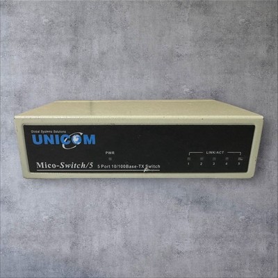 Unicom Mico-Switch/5 5-PORT 10/100BASE-TX Switch FEP-32005T-2 Micro