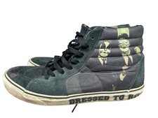 Vans x KISS “Dressed to Kill” Sk8-Hi Men’s 12 Black Green Band Graphic Sneakers