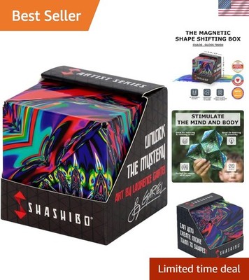 Shape Shifting Box -  STEM Fidget Toy with Ultra Strong Magnets - Puzzle Cube...
