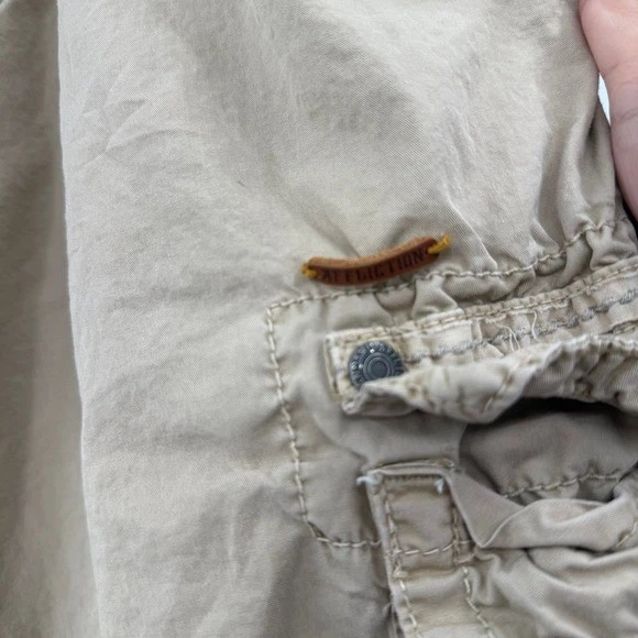 Pantalones Cortos De Colección Años 90 Y2K Affliction Para Hombres 40 Tostados Sueltos Carga Patinador Grunge Foto 3 de 4