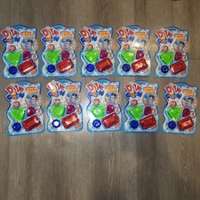 10 pcs Party Favors Swimming Pool Dive Toys Crystal Gems -Green Heart
