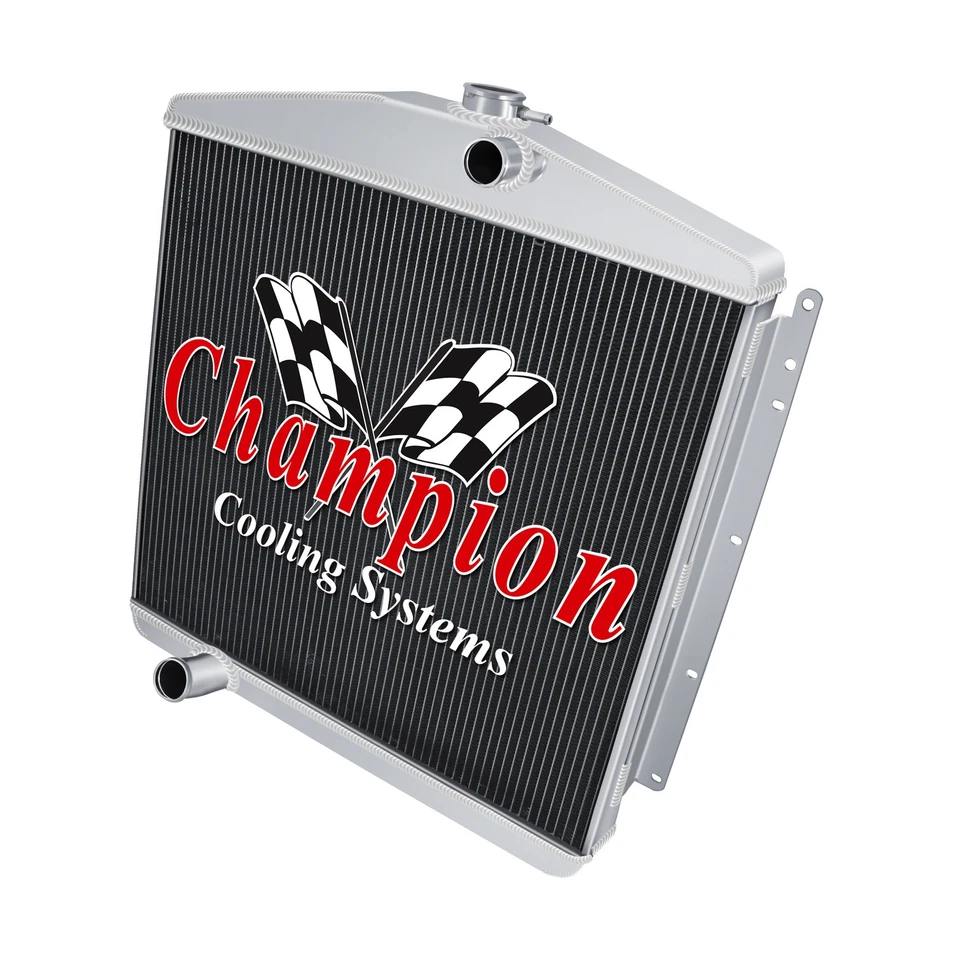 Kool Champion 3 Row All Aluminum Radiator for 1954 1955 1956 Oldsmobile Starfire - Image 3 of 4