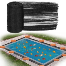 16x 32 Feet Pool Leaf Net Cover Inground Pool Cover Rectangle Swimming Pool C...