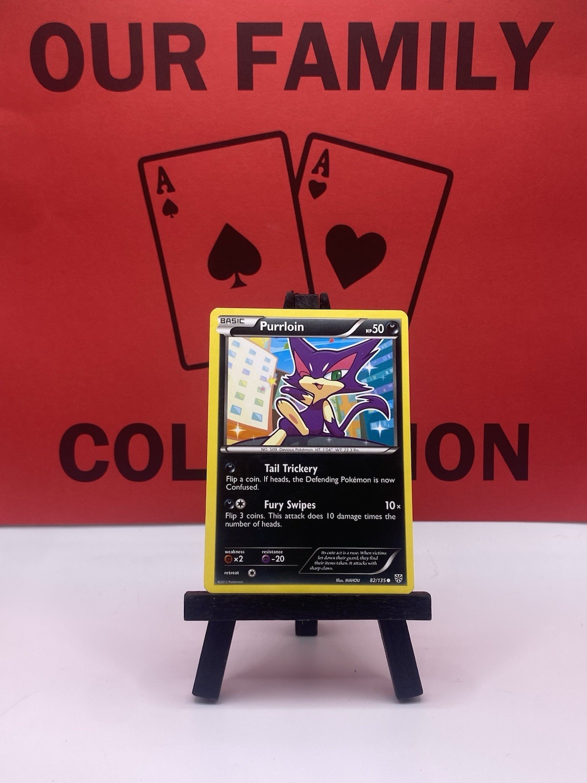 Purrloin 82/135 Plasma Storm Regular Common Pokemon TCG 2012 LP