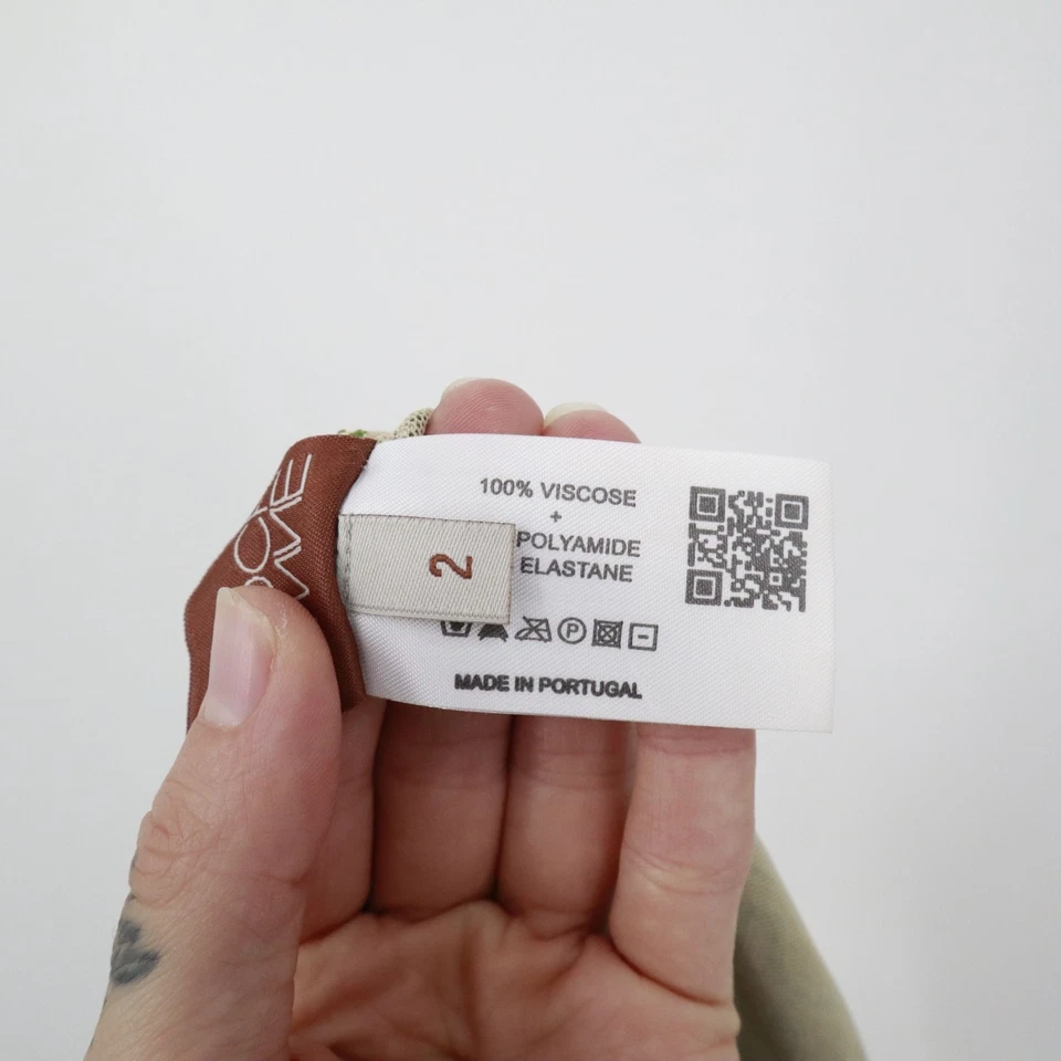 Traje de baño Hanne Bloch para mujer 2 verde Boho Resort terroso preppy retro piscina tropical Foto 4 de 4