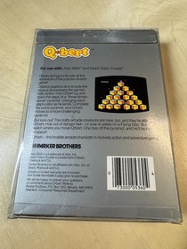 Parker Brothers Q*bert Atari 2600 & Sears Video Arcade Game w/ Manual & Box CIB