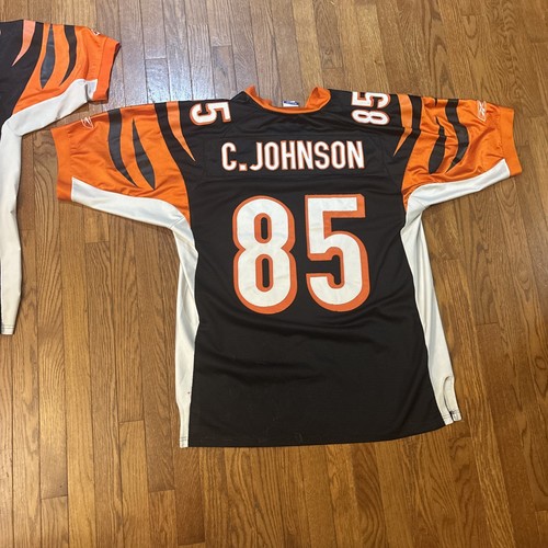 Chad Johnson Ocho Cinco Bengals Jersey Jerseys Reebok Size 54 Set Of 2 Lot VTG - Picture 14 of 17