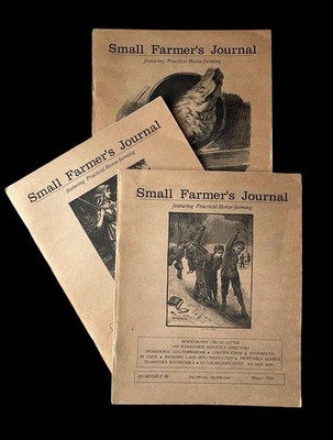 LOT OF 3 Small Farmers Journal 1994 Spring Summer  Winter