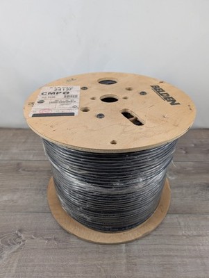 Belden CAT6 2413F CMP 4PR 23 AWG Cat 6 1000ft Black