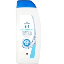Unscented  Anti-Dandruff 2-in-1 Shampoo & Conditioner 500ml for Hydration 5.98 per litre