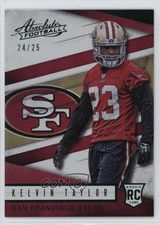 2016 Panini Absolute Rookies Spectrum Green /25 Kelvin Taylor #159 7rf