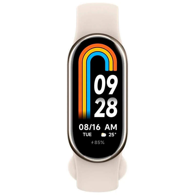 Pulsera de Actividad Xiaomi Smart Band 8 AMOLED Blanco dorado Usada