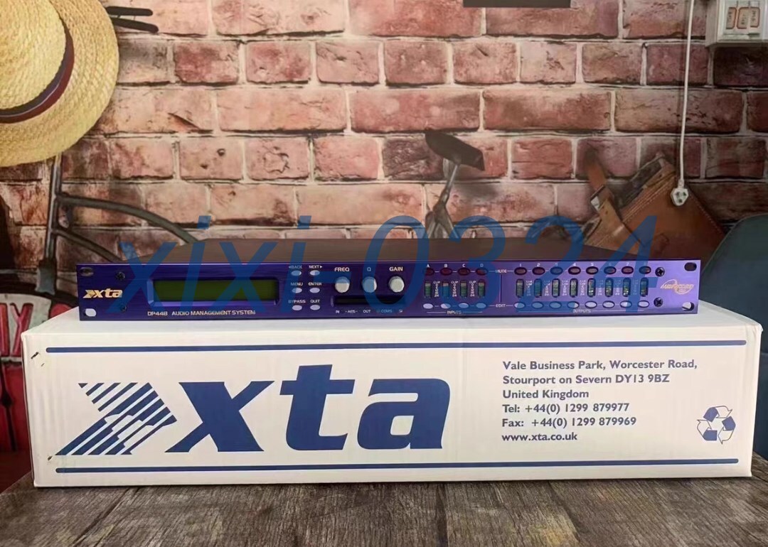 1 pcs XTA DP448 Audio processor with 4 inputs and 8 outputs DHL