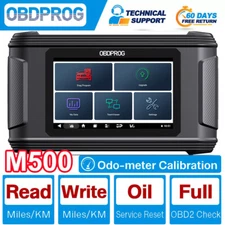 OBDPROG M500 Mileage Odometer Correction Diagnostic Oil Reset Tool Code Reader
