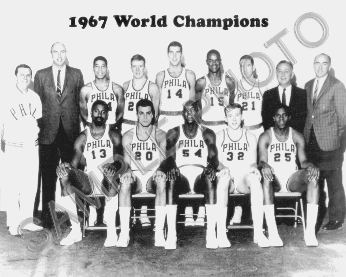 1966-67 PHILADELPHIA 76ERS NBA WORLD CHAMPIONS 8X10 TEAM PHOTO | eBay