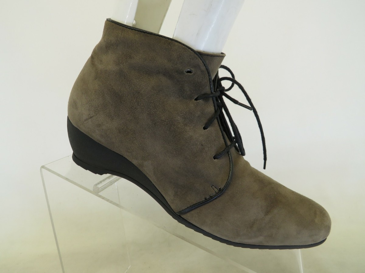 Munro - neko bootie (narrow) - almond suede — Centro Shoes, Inc Munro Brown Ankle Boots main image 1