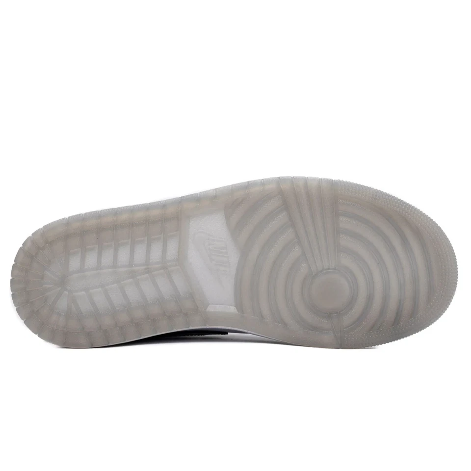 Nike Air Jordan 1 Mid SE Blanco Medio Gris Fresco Zapatos HF3216-100 Hombres Talla Foto 4 de 4