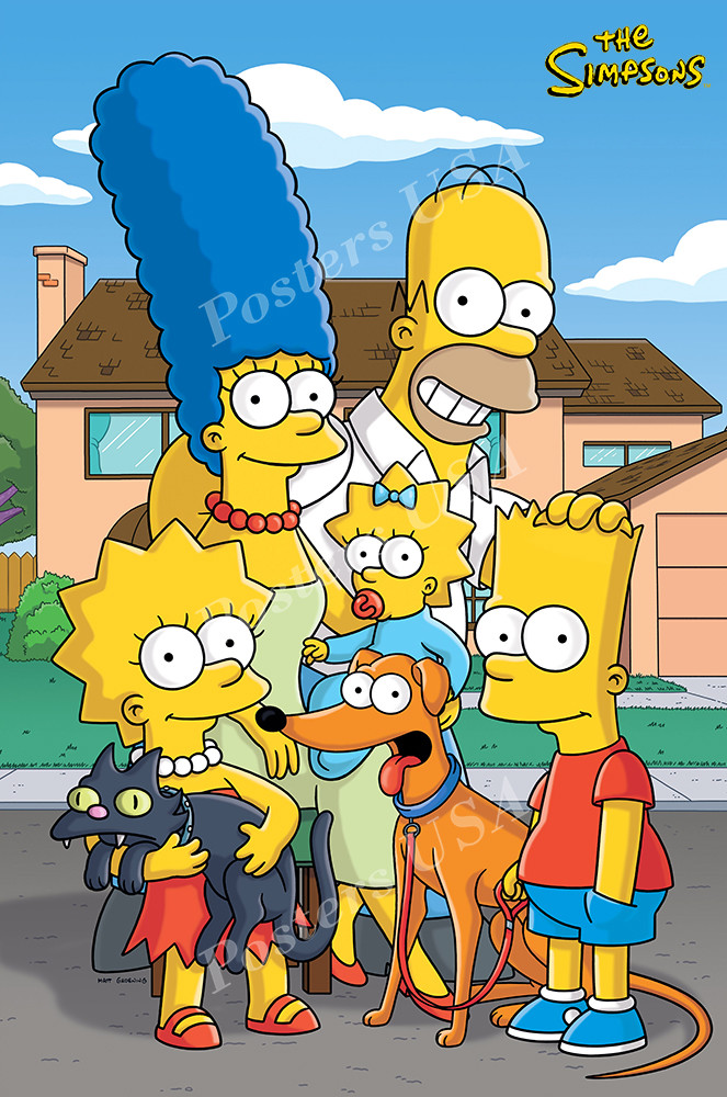 【激レア】シンプソンズ the SIMPSONS/B1ポスター 非売品 未使用‼️ The Simpsons TV Show Series Premium POSTER MADE IN USA