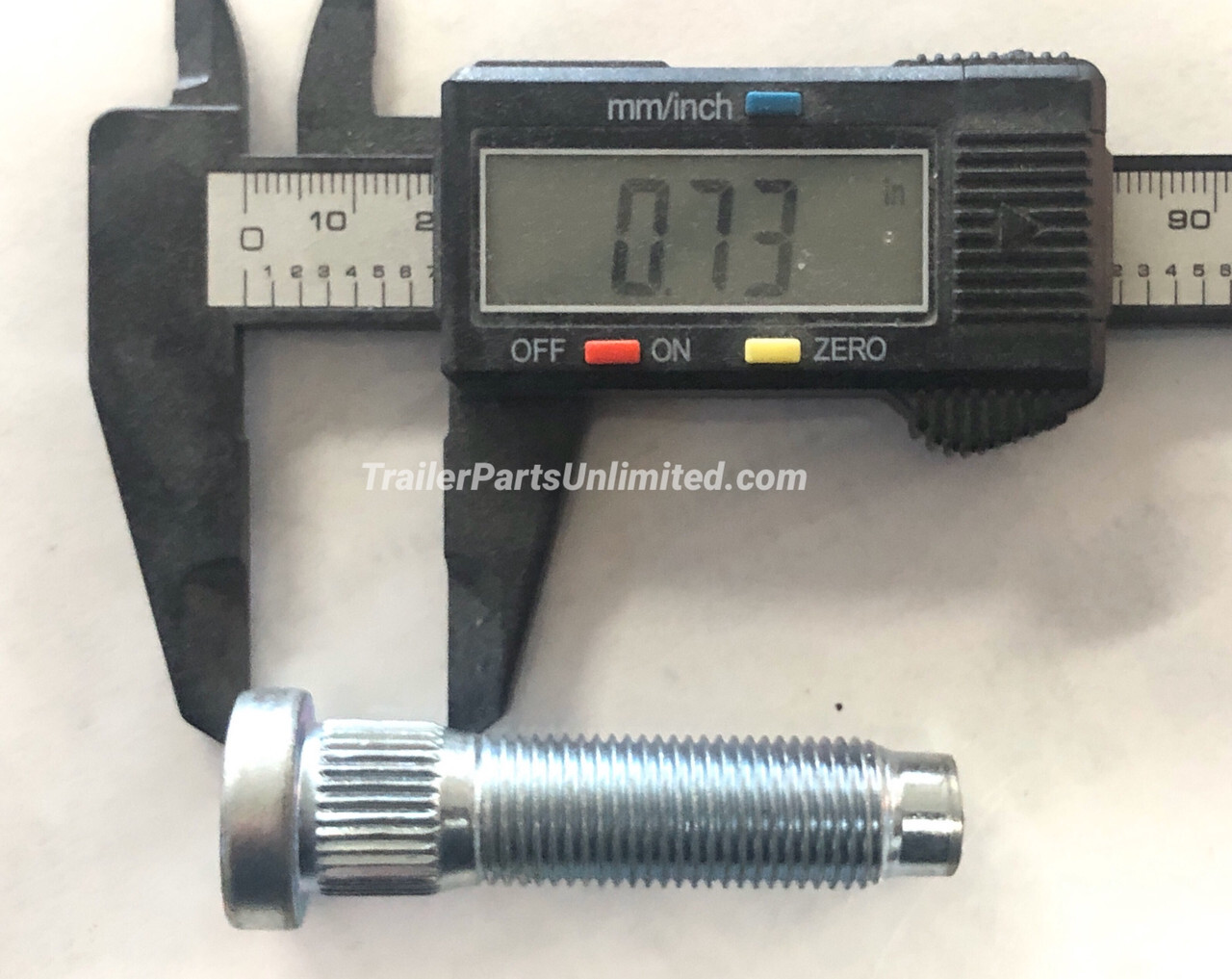 4) Trailer Hub Wheel Stud DriveIn 9/16" x 2.562" Long Trailer hub