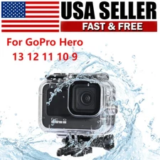 For GoPro Hero 13 12 11 10 9 Underwater Waterproof Housing Case Diving Protect