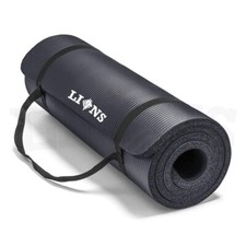 Yoga Mat 10mm Thick Non Slip Gymnastic Workout Exercise Fitness Pilates 183x61cm