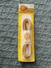 VINTAGE ARROW HEAD GENUINE LEATHER BOOT LACES 72" ( NEW ) MADE IN USA