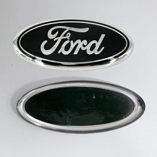 145mm Ford Focus MK 2012 2013 2014 Heckklappe Transit Abzeichen Emblem Schwarz - Bild 6 von 6
