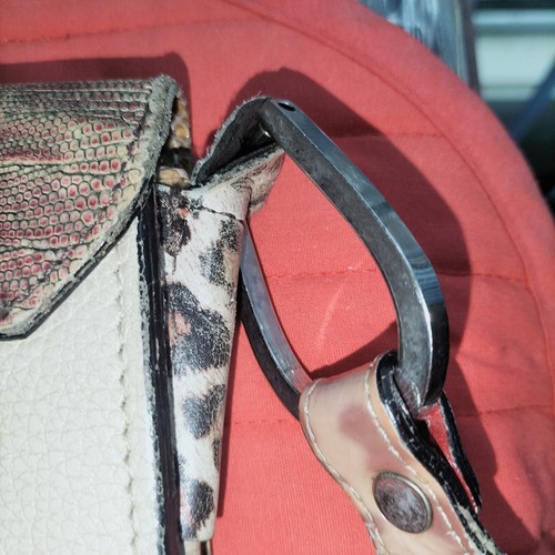 Leo Monk Australian handmade vintage crocodile & leather crossbody bag - Picture 19 of 24