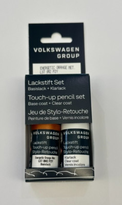 Original VW Audi Lackstift Set 18 ml LP2Y LST0M2P2Y Energetic Orange Metallic