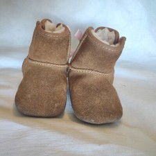 Ugg Jesse Bow II Chestnut Suede Infant Toddler Crib Boots Shoes SIZE 2/3