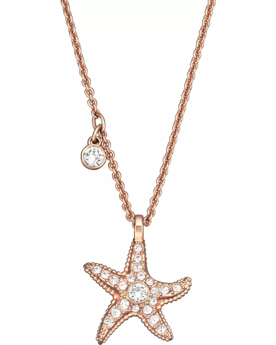 Swarovski STARFISH PENDANT White Rose Gold Tone 5371155 New eBay