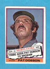 1976 Topps Traded baseball Card #296T Pat Dobson Indians