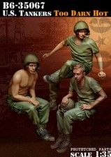 1/35 resin figure model kit Vietnam War 3 US soldiers unassembled unpainted