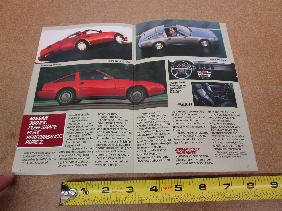 1987 Nissan Full Line sales brochure 20pgORIGINAL car truck