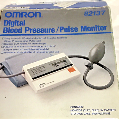 Blood Pressure Monitor With Cuff Automatic Boxes  Manual HEM 413cs Omron Digital
