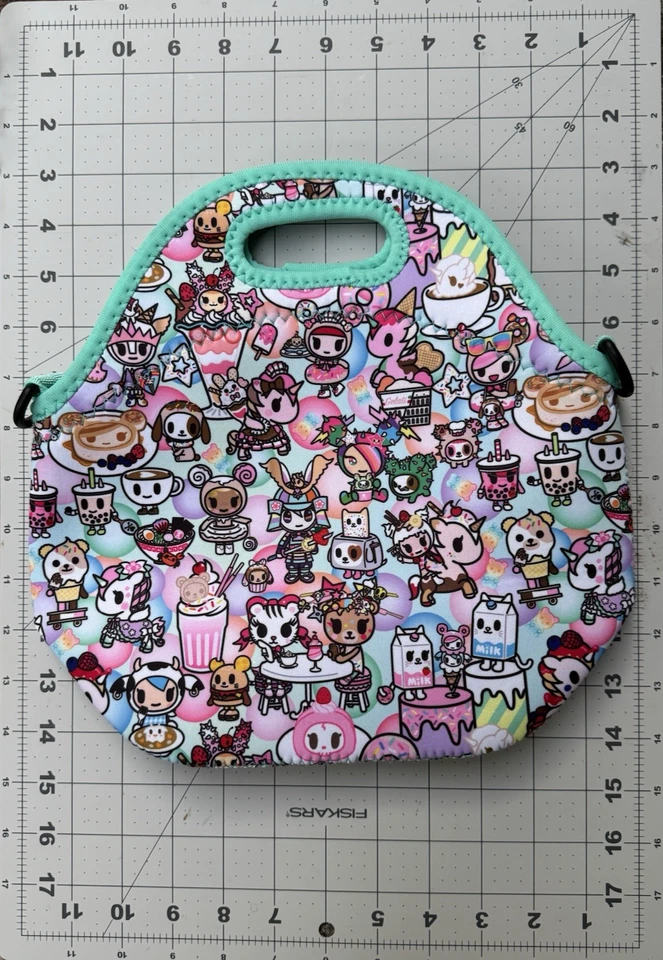 Bolsa/bolso de almuerzo refrigerador de neopreno TOKIDOKI Sweet Café Foto 2 de 3