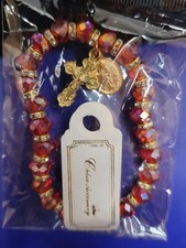 Religious Rosary Beaded Bracelet New