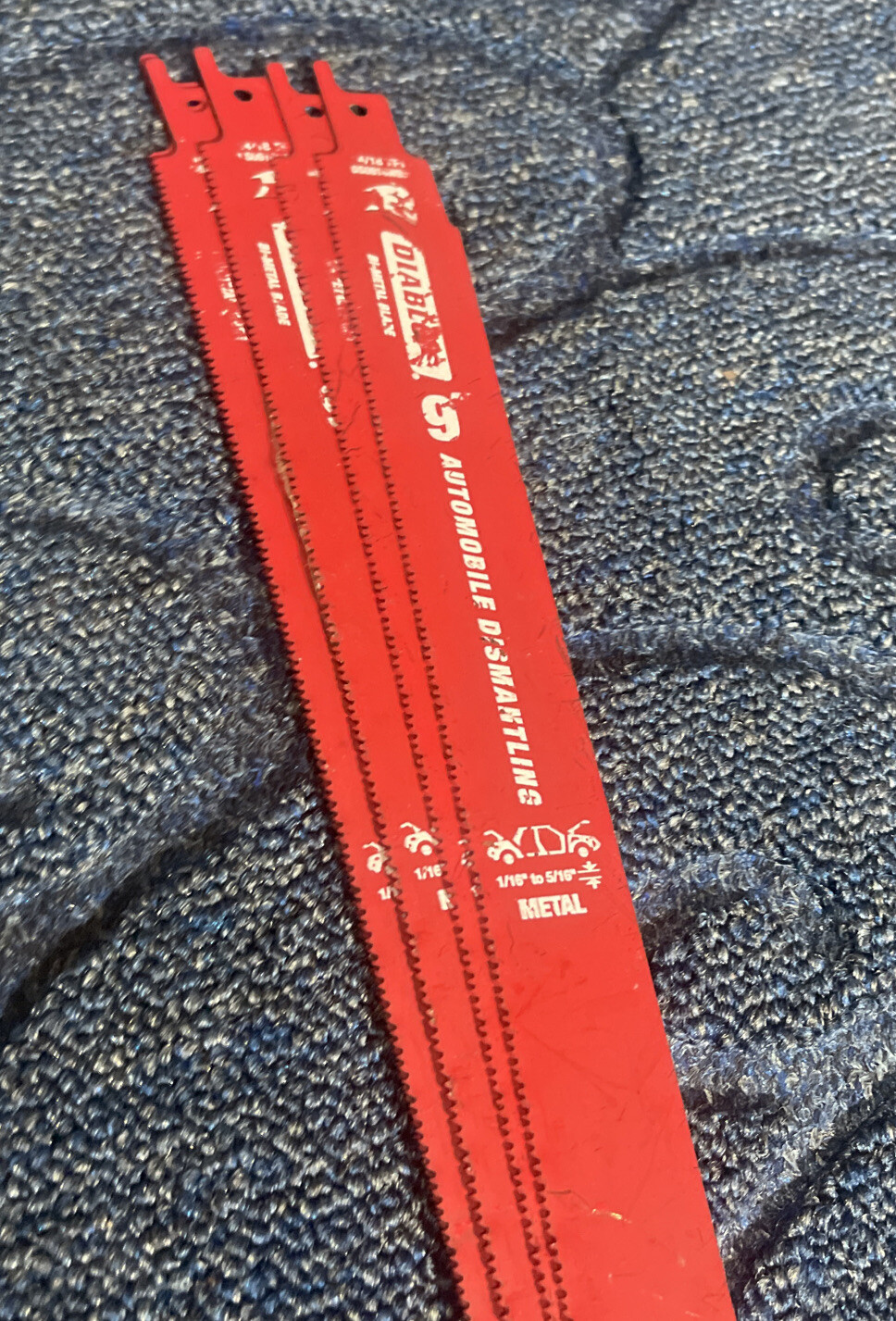 Diablo 5Pack 9” BiMetal Automobile Dismantling Blades DS0914WBF