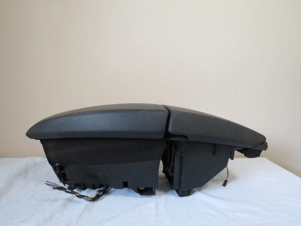 04 05 06 07 08 09 10 BMW e63 e64 Serie 6 Apoyabrazos Codo Almohadilla Apoyabrazos Negro OEM Foto 3 de 4