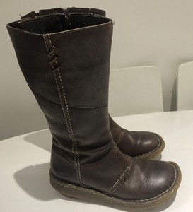 dr martens wedge zip calf boot