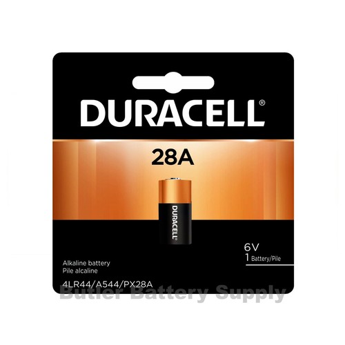 4 28A Duracell 6V Batteries (1414A, 4LR44, A544, PX28A, Electronic, Medical) - Picture 3 of 3