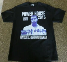 Power House 106 FM Concert Kanye West 2015 T-Shirt Size L Large