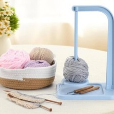 Yarn Holder for Crocheting and Knitting, Yarn Spinner with Storage for Needles,