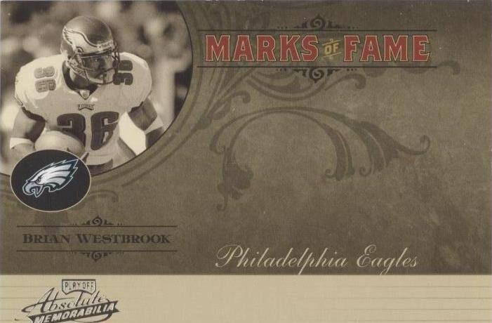 2005 Playoff Absolute Memorabilia Brian Westbrook #MF-3 - 1 of 2